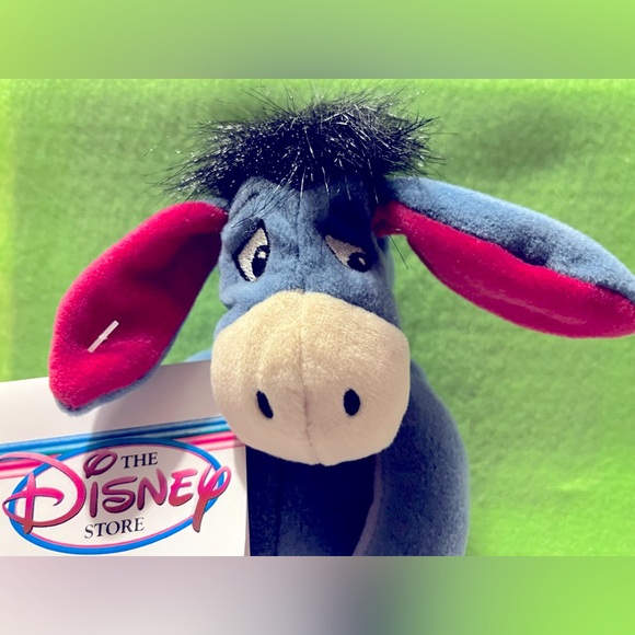 NEW! Disney Store Exclusive Eeyore 9" Mini Bean Bag Plush. NWT - Picture 2 of 3